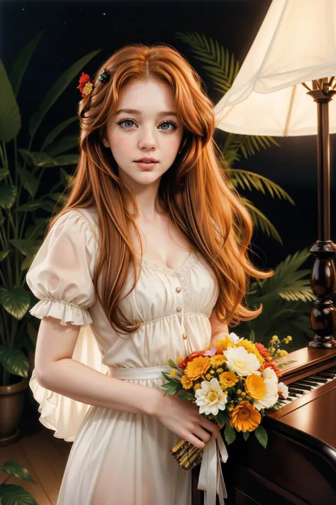 tv_Anna_MXAI, (whimsical art designed by Camilla d'Errico:0.7) , portrait art, 8k Concept art, Sosaku Hanga, Hopeful, eye-level shot of a Lifeless [Spellbinding:Extreme:1] Amish ([Keyboard|Bouquet] of [Passion|Evil]:1.3) , it is with Emerging details, it is covered in Water, biomorphic forms, Bamboo background, Maximalist flora and woods, at Nighttime, soft focus, Simple and clean, Surprising, Dramatic spotlight, L USM, Electic Colors, symbolism, Light streaks, extremely detailed CG Unity 8k wallpaper, trending on CGSociety