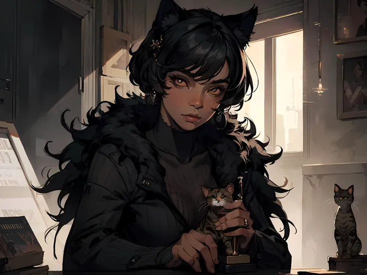 adorable ittybittykitty cat, masterpiece, best quality, extremely detailed, cinematic lighting, detailed fur and eyes, 8k, realistic, award winning, photograph