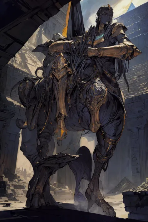 portrait of 1 beautiful woman, battle stance, anubis armor, pyramid, complex background,
futuristic Egypt, detailed, ( methurlant)
dark chamber, dim light,
(masterpiece, best quality:1.3),
<lora:methurlant:1> <lora:add_detail:1> <lora:epiNoiseoffset_v2:1>