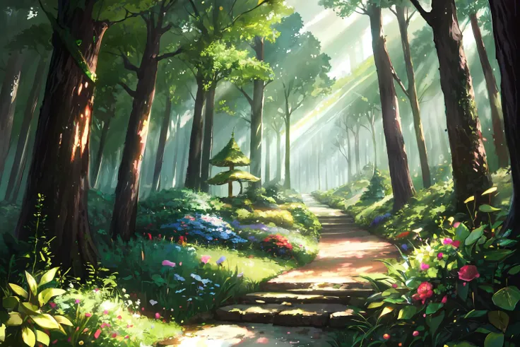 masterpiece, best quality, high quality,extremely detailed CG unity 8k wallpaper, An enchanting and dreamy scene of a fantasy forest, with towering trees, glowing mushrooms, and hidden fairy glens, creating a sense of mystique and enchantment, artstation, digital illustration, intricate, trending, pastel colors, oil paiting, award winning photography, Bokeh, Depth of Field, HDR, bloom, Chromatic Aberration ,Photorealistic,extremely detailed, trending on artstation, trending on CGsociety, Intricate, High Detail, dramatic, art by midjourney