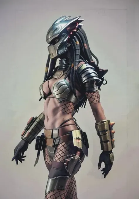 <lora:FemPredator:0.8>, FemPredator