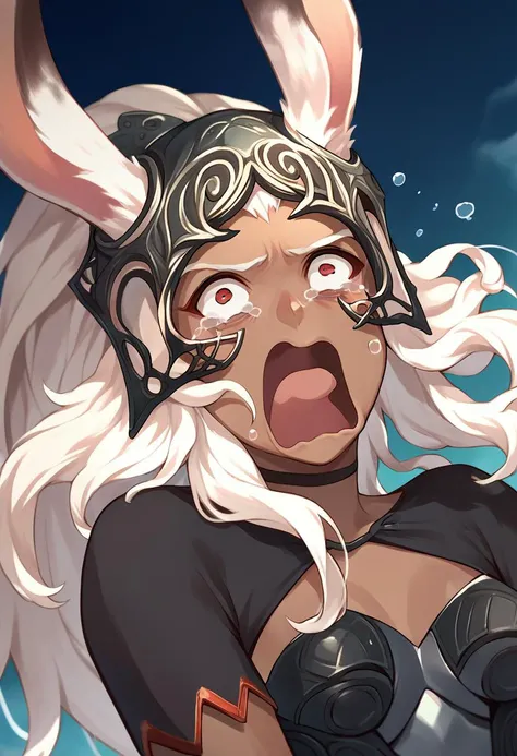 Best Quality, The ultra-Highres, Photorealistic:1.4, in 8k resolution, sexual girl, slutty, ugly man, multiple boys, gangbang, monster, horror, white hair, slender body , , penis penetrating girl

