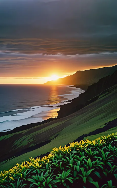 a landscape of a a sunrise over Hawaii, f/1.4, film photo, atmospheric lighting, cinematic composition, detailed, spring,
<lora:SDXLHighDetail_v5:0.8> <lora:detailed_notrigger:0.8>