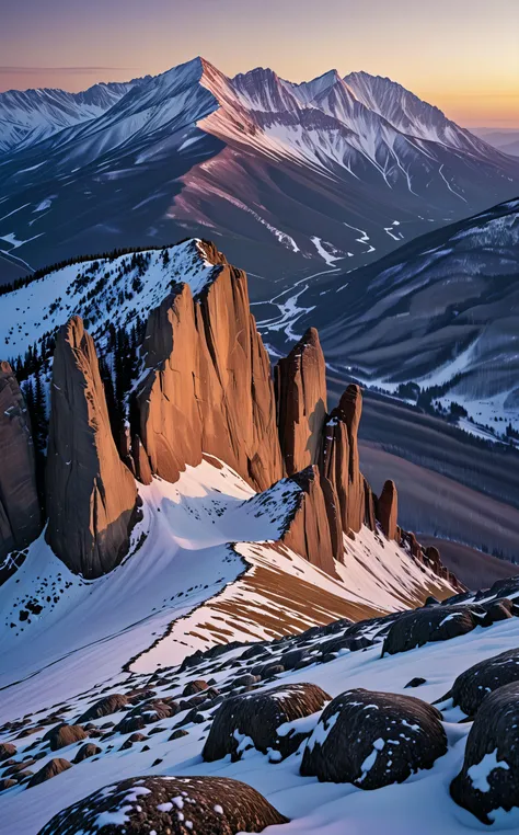 a landscape photograph of dawn over the rocky mountain cliffs in the winter
<lora:SDXLHighDetail_v5:0.8> <lora:detailed_notrigger:0.8>