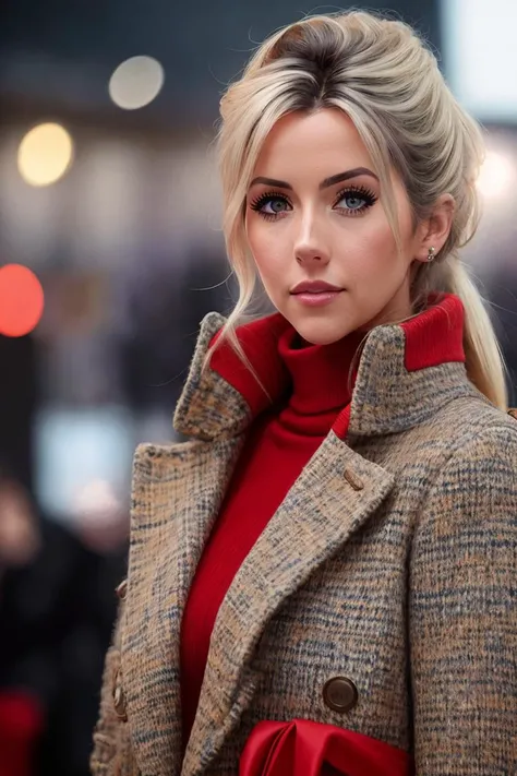 photo of (kikip4ss0:0.99), a woman as a movie star, modelshoot style, (extremely detailed CG unity 8k wallpaper), photo of the most beautiful artwork in the world, professional majestic oil painting by Ed Blinkey, Atey Ghailan, Studio Ghibli, by Jeremy Mann, Greg Manchess, Antonio Moro, trending on ArtStation, trending on CGSociety, Intricate, High Detail, Sharp focus, dramatic, photorealistic painting art by midjourney and greg rutkowski, (long brown coat), (turtleneck), ((comicon event)), (leather trousers), ((standing on the red carpet)), ((paparazzi in the background)), (looking at viewer), (detailed pupils:1.3), (modern outfit:1.2), (closeup), red lips, (eye shadow)