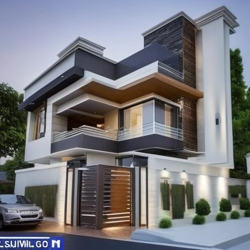 "Experience the epitome of architectural excellence with this high-quality portrayal of a modern house. The attention to detail in every aspect of the structure is astounding, creating a realistic and immersive visual. The image quality, at 8k resolution, ensures that even the smallest elements are depicted with utmost clarity. This architectural marvel stands as a testament to modern design, showcasing sleek lines and innovative concepts in stunning realism."