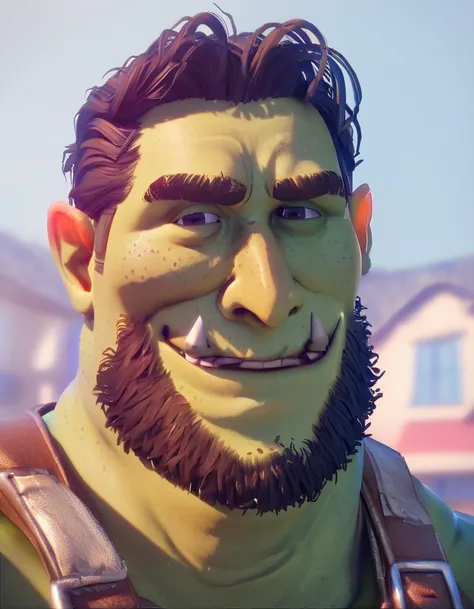(RTX_pt, RTX_on, RTX_soft:1.2), score_9,score_8_up,score_7_up, male, ogre, shrek, blender, 3d, shrek_\(series\), smirk, smile <lora:DI_RTX_on_pony_diffusion_v6:1.0>
