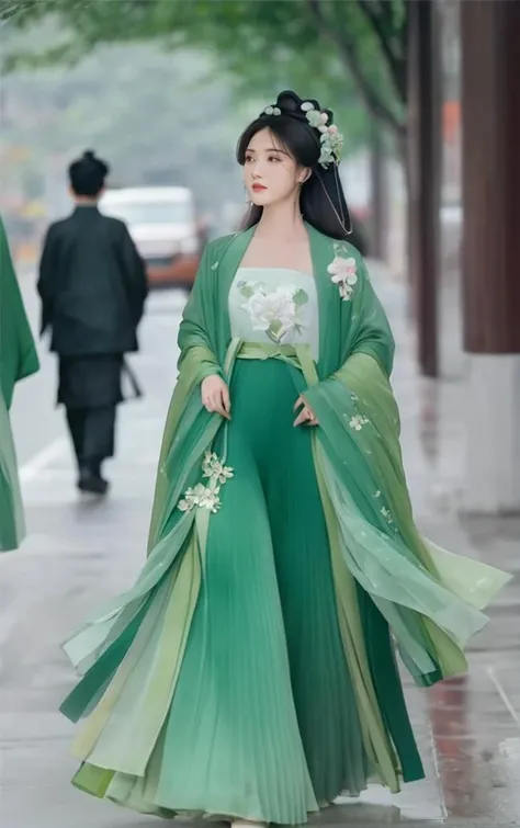 masterpiece, best quality
1girl, black hair, daxiushan, daxiushan style, solo,flower, green clothes, walking on the street,
<lora:daxiushan_SDXL-000003:0.75>