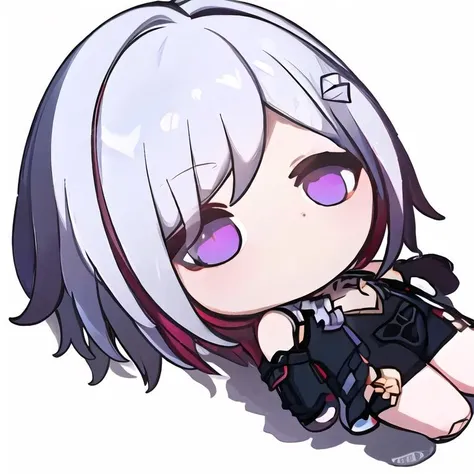 (high quality, high resolution:1.3), 4k, masterpiece,
BREAK
1girl, <lora:QiqiFallen:1> , QiqiFallen, chibi, on back, topaz, purple eyes, short hair ,simple background, white background, <lora:Topaz-000035:1><lora:NoiseOffset_v2:1.0><lora:NoiseOffset_v2:1.0>