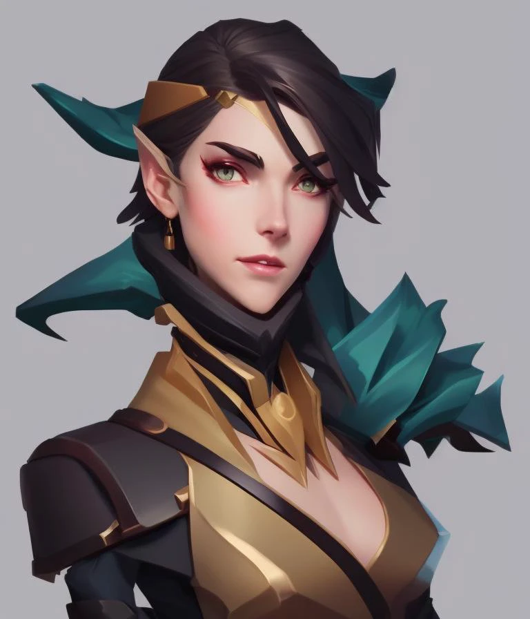 professional, CharHelper, anime style digital illustration, human necromancer, (mid-range) character portrait, bust, stylized, artwork by Loish and Wlop, smooth, sharp focus, attractive eyes, perfect anatomy