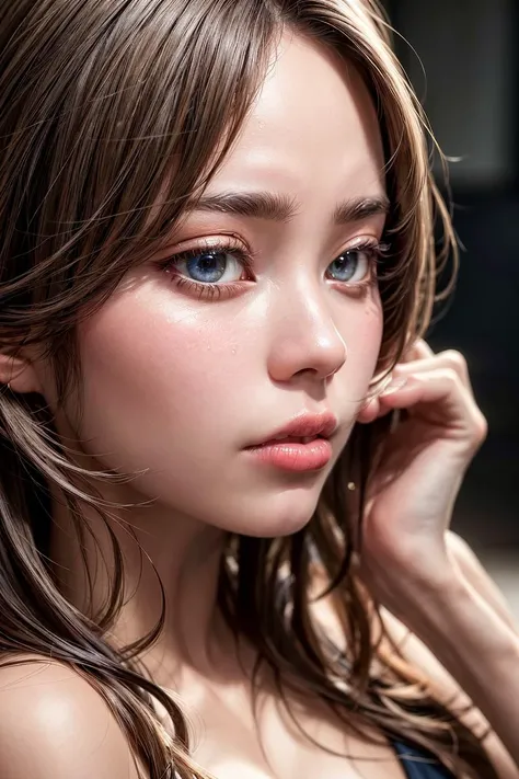 (masterpiece:1.4), most beautiful girl in the world, glossy lips, ultra detailed eyes, Absurdres, hdr, ultra detailed illustration, extremely detailed face, RAW photo, film grain, skin pores, trending on deviantart, <lora:add_detail:1> <lora:japaneseDollLikeness_v10:0.20>