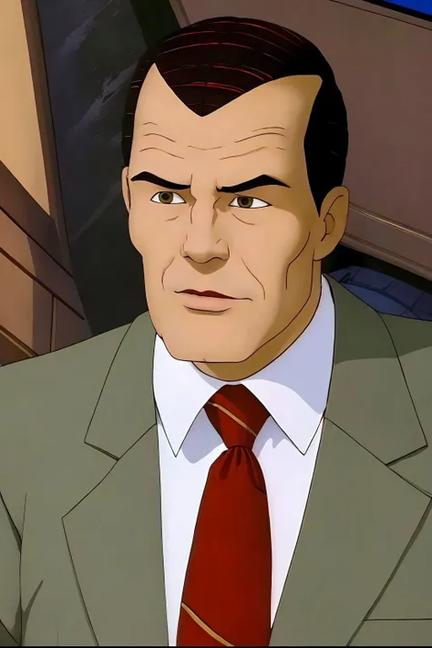 norman osborn, formal suit, necktie <lora:Norman Osborn_v1:1>