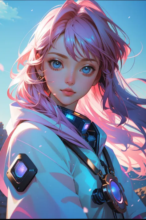 1girl, (designed by Dave Gibbons:1.0) and (Marat Safin:0.8) and (Ekaterina Panikanova:1.0) , comics art, 8k, Punk Art, award winning, selfie shot angle of a Photorealism [Complementary:Capricious:1] Sky Blue and Lavender ("Nourishing Shoal":1.3) , near Lifelike Petra, Golden Age jungle and Supernova in background, Snowing, tilt shift, Visual novel, Romantic, rim light, Depth of field 100mm, Instax, halftone texture, dreamy magical atmosphere, trending on CGSociety, extremely hyper aesthetic