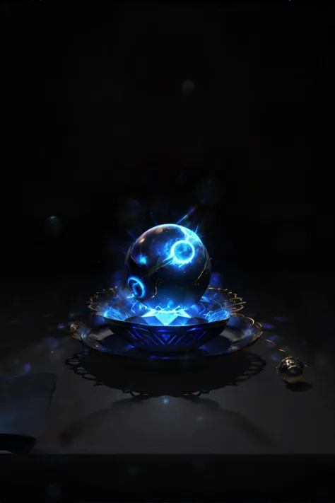 <lora:surrealplate:0.6> plate with a mystic's glowing orb on it, masterpiece, 8k, high resolution, shallow depth of field, sharp focus