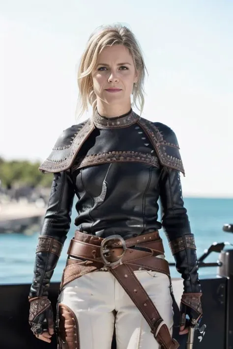 1 girl, <lora:Pirate:0.8> pratet, weapon, holding weapon, full body, watercraft, belt , <lora:marina_fois_v01:1> ((((marinafois)))), blonde, ,<lora:epiCRealismHelper:0.6>, <lora:lora_perfecteyes_v1_from_v1_160:0.6> full body shot, best quality, 4k, 8k, ultra highres, raw photo in hdr, sharp focus, intricate texture, skin imperfections, photograph of , high detailed skin, skin pores,