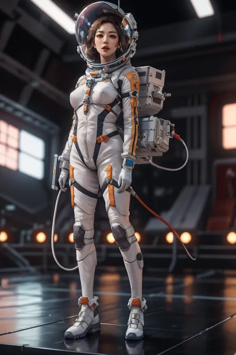 highres,absurdres,masterpiece,best quality,original,extremely detailed CG,extremely detailed wallpaper,perfect lighting,jitome,lips,makeup,standing on the stage,blurry background,
<lora:2023-05-17_014831:0.6>,firmament,space_helmet,