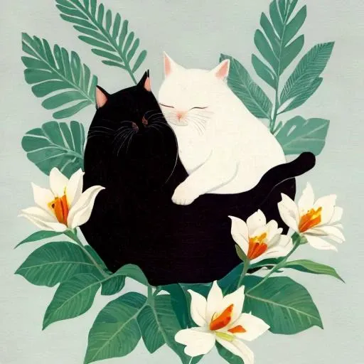 masterpiece, best quality,
style2,simple background,animal,animal focus,
cat , flower,
<lora:Inset-V1.1:0.88>,
