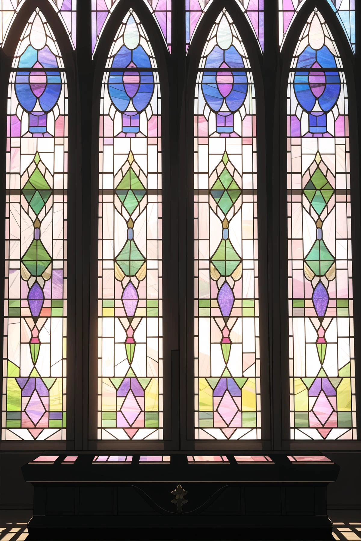 (sarcophagus,shade,stained glass :1.3),
good detailed, (glowing background),
best quality, wide-angle Hyperdetailed, masterpiece, 8k, natural lighting, soft lighting, sunlight, HDR (High Dynamic Range), Maximum Clarity And Sharpness, Multi-Layered Textures,