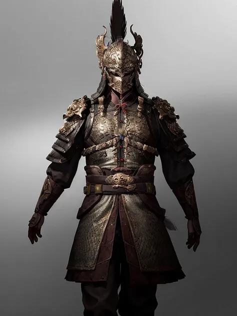 extremely detailed cg unity 8k wallpaper,
<lora:ZSkuijia-268:0.7>(1man,CHINESE ARMOR,helmet,walking,holding weapon,upper body), best quality, detailed eyes and skin,masterpiece,