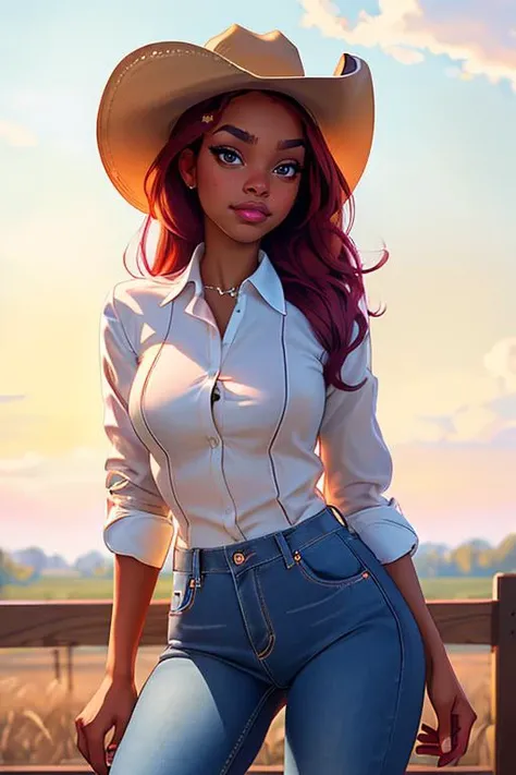 DEN_shesatlantis_OF,
(country beauty posing against a wooden fence with a plaid shirt and jeans and a cowboy hat, cow girl, country girl, cow girl:1.2),
bokeh, f1.4, 40mm, photorealistic, raw, 8k, textured skin, skin pores, intricate details <lora:epi_noiseoffset2:1>, epiCRealism