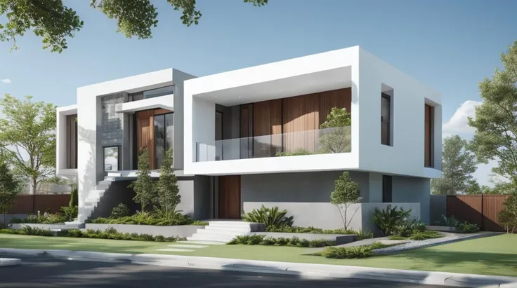 Modern exterior design,detail trees, <lora:Modern_Exteriors by (Archilabstudios):0.5> <lora:add_detail:0.5>
