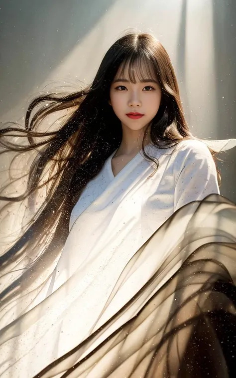 (RAW photo, best quality), (realistic, photo-realistic:1.4),
masterpiece, extremely delicate and beautiful,Amazing, finely detail, light smile, extremely detailed CG unity 8k wallpaper, huge filesize, ultra-detailed, highres, absurdres, soft light,rim light, vibrant details,
depth of field,dramatic angle,inkbrush,((POMO_BG)),hanfu,
80% full body,1girl,solo,dynamic pose,
white background, dress flip,
Floating dress ,
Speckled Ink Painting,
Ink dot,ink splashing,
Ink marks,
focus on the girl, looking at viewer, colorful,
 <lora:pomo_v001:0.9>,<lora:koreandolllikenessV20_v20:0.8>