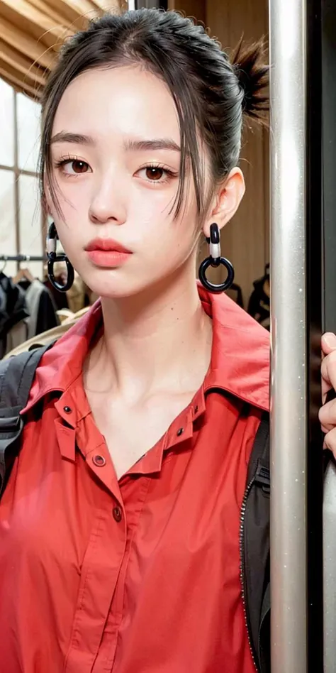 1girl,<lora:sd-No.171-000014:0.7>,close-up,upper body,, 8k, RAW photo, best quality, masterpiece,realistic, photo-realistic,