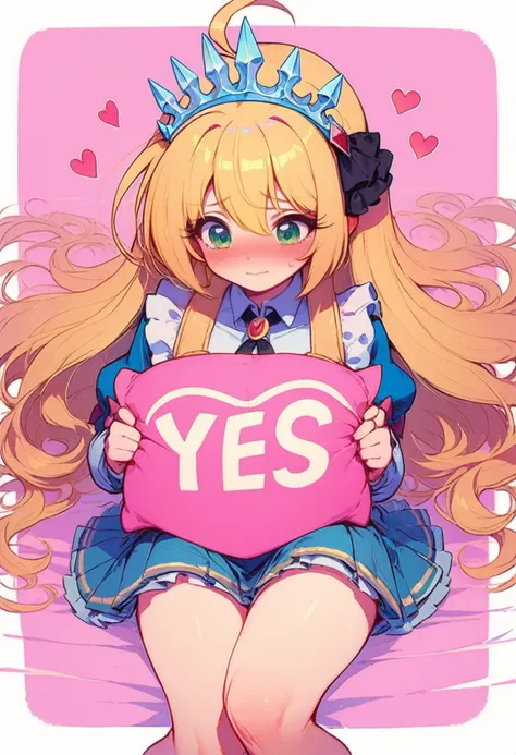 score_9, score_8_up, score_8, (curvy), cute, eyelashes
BREAK
<lora:yes-no_pillow:1>, <lora:80s_Pop_PDXL:1>
pecorine \(princess connect!\)
blush, embarrassed, yes-pillow, heart, pink pillow, pillow
zPDXL