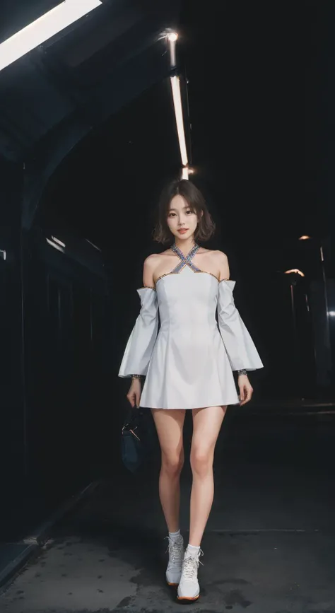 1girl,Exaggerated shoulder padded mini dress with statement sleeves,
msw,effect light,kwf,
,  <lora:msw_v10:1.0> <lora:difConsistency_photo:0.5> <lora:kwFemale960Dim128_v12:1.0>