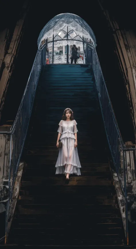 1girl,Excessive tiered ruffle dress with layers of lace and chiffon,
msw,effect light
, <lora:msw_v10:1.0> <lora:difConsistency_photo:0.5>