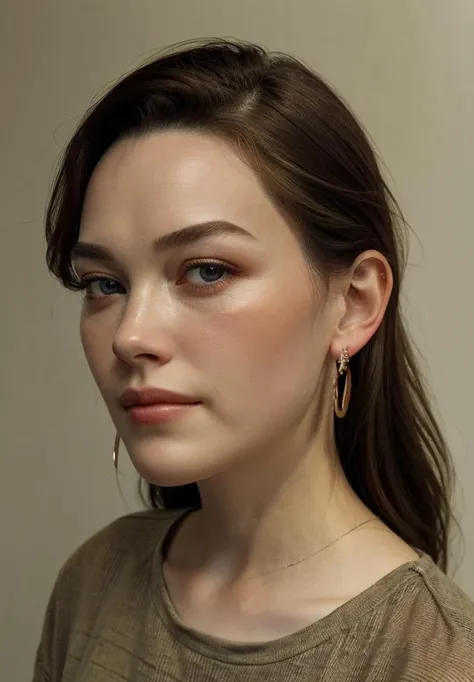 real, photoshoot, realistic, masterpiece, best quality, (detailed beautiful face, detail skin texture, ultra-detailed body:1.1),
<lora:VictoriaPedretti_lora_smf_v1-000003:0.9>, 1girl, v1ctor1aped-smf, jewelry, solo, realistic, earrings, long hair, looking at viewer, brown hair, sweeter, shirt, mid-body