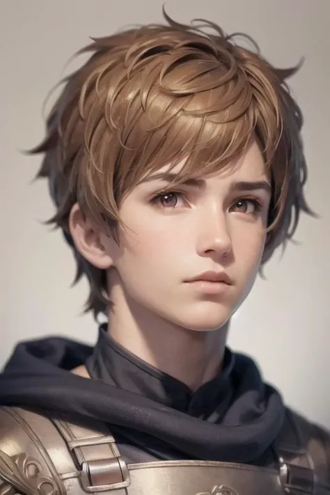 masterpiece, best quality, high quality, 1boy, solo, male focus, looking at viewer, upper body, <lora:gran:0.74>, gran, brown hair, brown eyes, realistic,