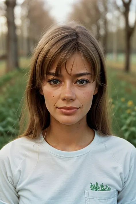 FrancoiseHardy, (Currier & Ives lithograph, bucolic scenery:1.1)