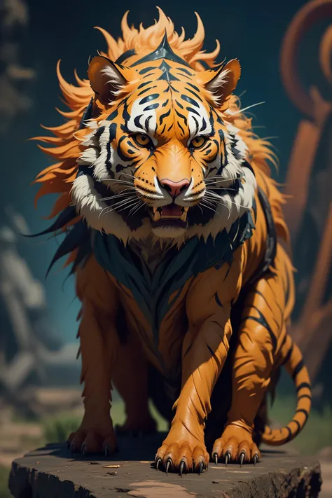 (best quality:1.4),(8K:1.4),(extremely detailed:1.4),tiger,<lora:detail_slider_v4:1>,<lora:Fancy animal portraits v2:1>,full body,