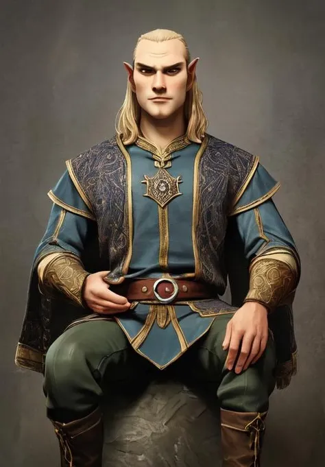 1man, sfw, <lora:Altmer-Male:0.8>, Altmer-Male, 1man, solo, sitting,, (masterpiece, best quality, absurdres, detailed, ultra-detailed:1.3), charming, (trending on CGSociety, trending on pixiv, contest winner:1.3)