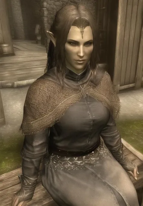 <lora:Altmer-Female:0.8>, Altmer-Female, 1girl, solo, sitting, smile, (masterpiece, best quality, absurdres, detailed, ultra-detailed:1.3), (highly detailed, high quality:1.3)
