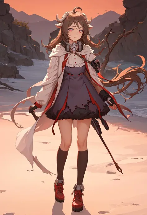 (safe:1.10), best quality, masterpiece, highres, solo, (eyjafjalla_arknights:1.10), full body, 17 <lora:eyjafjalla_arknights:0.80>