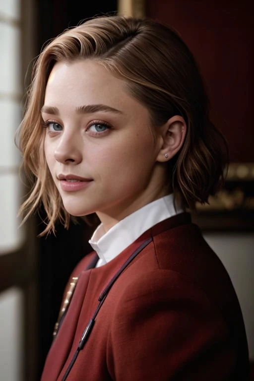CGM, in a ((Red twokunf uniform:1.3)), 8k raw, high res, ultrarealistic, hyperrealistic, soft lighting, good lighting, textured skin, photorealism, high details, DSLR photo, detailed face, detailed hair, skin pores, (looking at viewer), (Real Eyes), (Detailed Eye Corneas), (detailed pupils), ((smiling)), photo lab, elegant, insane details, hyperdetailed, low contrast, epiCRealism, Detailed and realistic photography, intricate and realistic eyes, shot outside, skin texture, soft natural lighting, magical photography, dramatic lighting, ultra-detailed, Kodak 800T, ((SFW)) <lora:TWOK_OC:0.75>