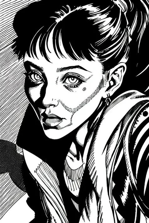 a woman theOldShadowRunStyles,
<lora:theOldShadowRunStyles_1990sV10_LoRA:0.8>
grayscale, monochrome, ink lineart