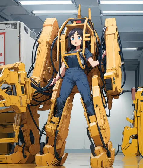 best quality,powerloader,
(solo,1girl:1.5),cute,:o,exoskeleton,
indoors,factory,
<lyco:powerloader_v10b-000003:0.9>