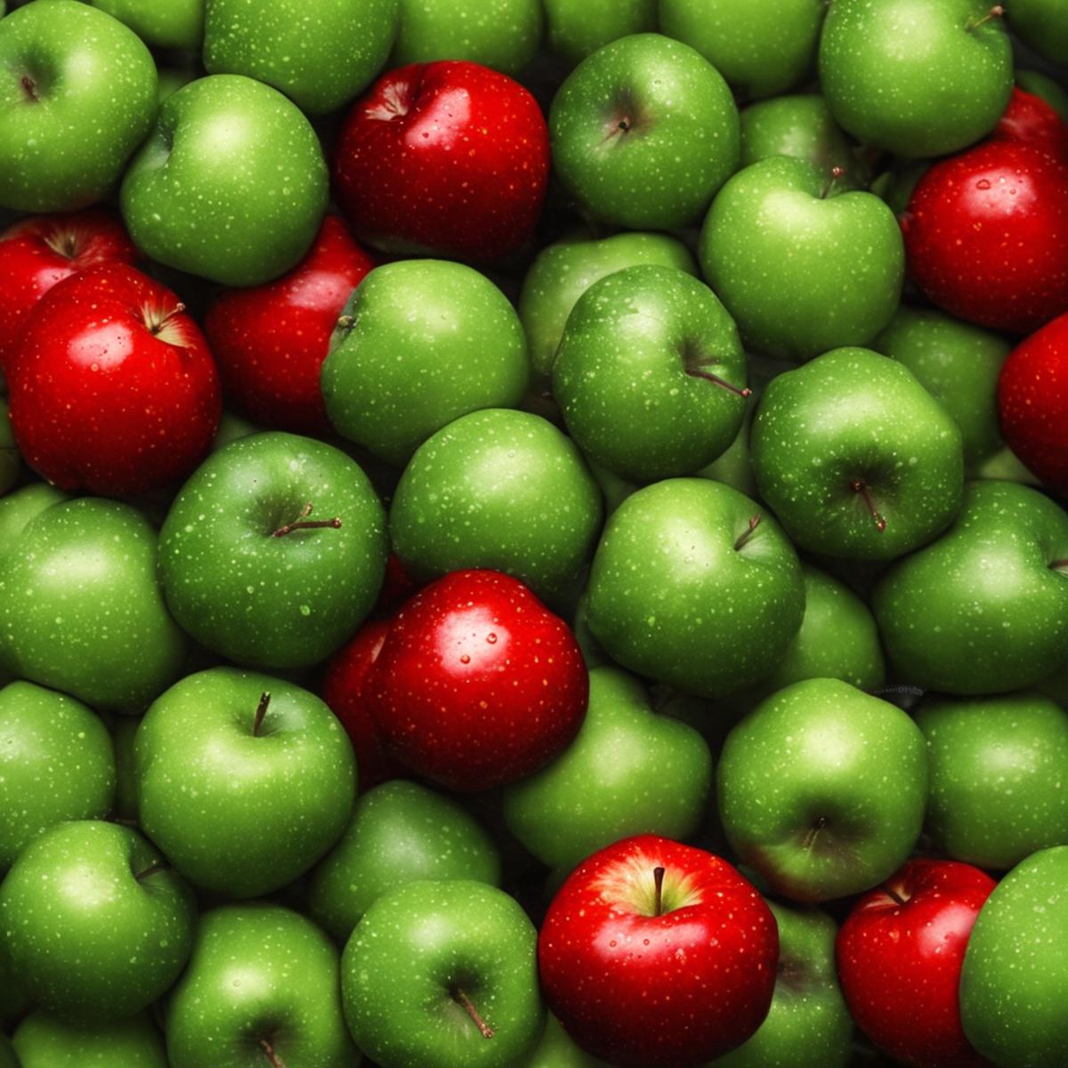 Green and red color. SDXL v1.0