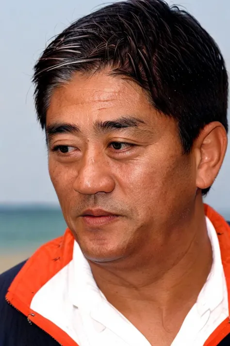 photo of a (men),old man, 50 years old, serious look ,standing at (beach), portrait photo, (closeup:1.2)
<lora:wuma_20230625004629:0.8>