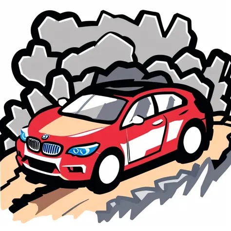 flonixreddit, Flonixprompt3,
BMW car on mountain road