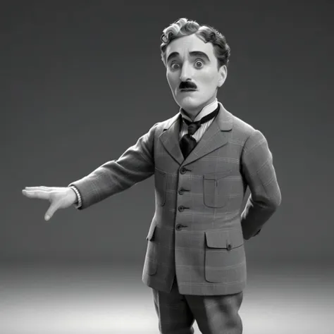 <lora:SDXL Chaplin films The Great Dictator-000001:0.8>
Chaplin films, best quality, high quality, highres, masterpiece,  sharpening, 3D, animated, full body, 
looking at viewer, dynamic pose, hello,