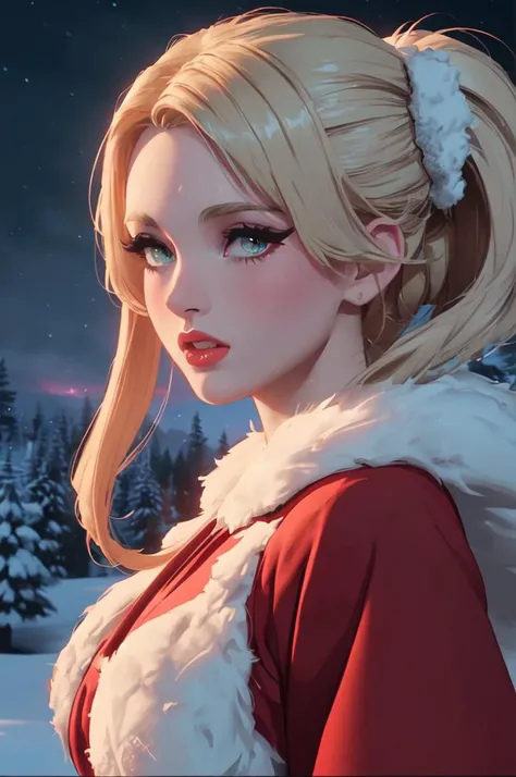 3d, disney cartoon style, pixar style, a lady with a fur coat draped over the shoulders, short wavy blonde hair, wearing a pearl and feather headpiece, wearing red dress, full body