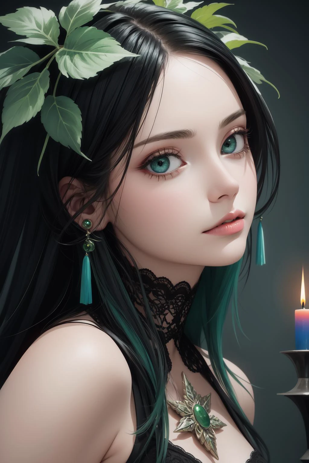 1girl, (dark art stylized by Roy Krenkel:0.7) and (Bojan Jevtic:1.0) and (Janne Kahila:1.2) , digital art, masterpiece portrait, intricate background, close up of a Unsightly Frustrated ([The Seven Sisters|Bujumbura]:1.3) from inside of a Water treatment plant, winter roots and foliage, Raining, detailed, masterpiece, Frightening, Vaporwave, Candle light, F/1.8, triadic colors, fluorescent green palette, Rule of Thirds, Flickr, most beautiful artwork in the world