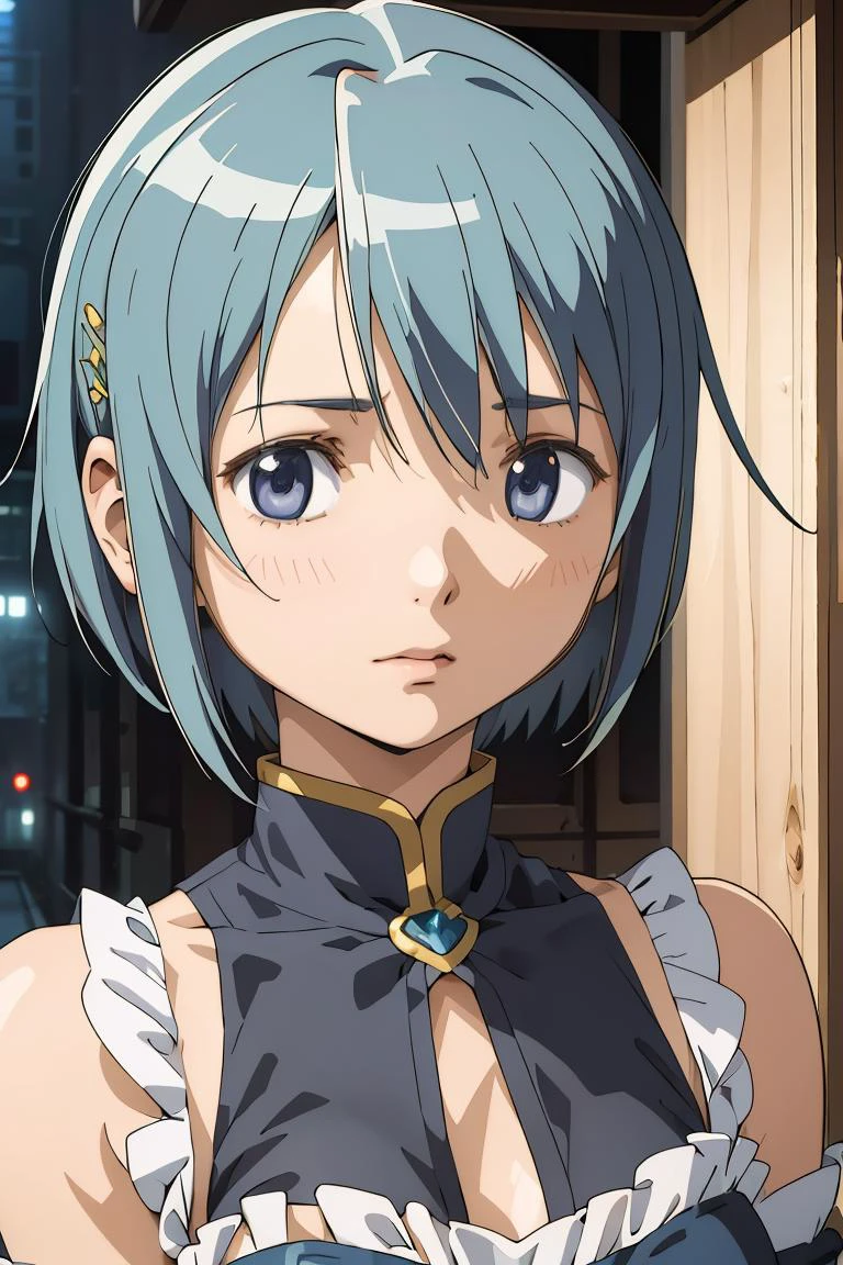 (masterpiece, best quality), 1girl, <lora:sayaka-madomagi:0.8> sayaka miki