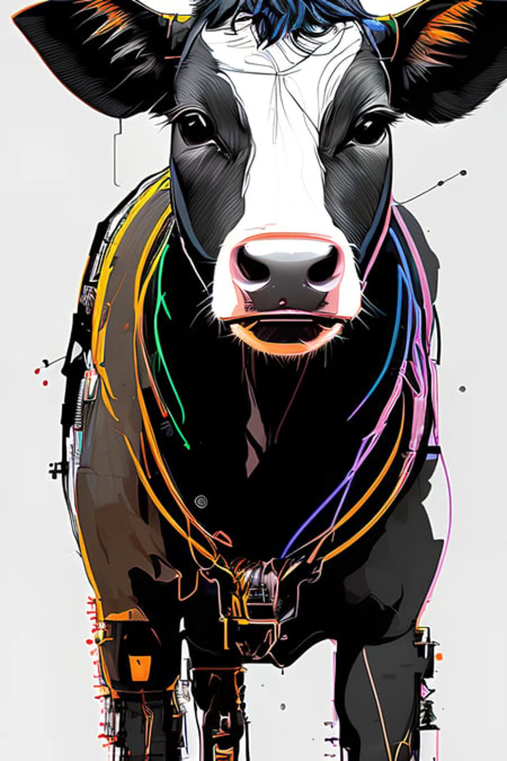 Jasgh Phrasm - Inky stylized drawings