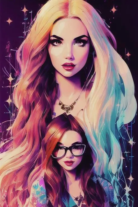 Evil twin hacker Ava Max dressed as an accountant day in beauty spa, sunny day by WLOP, Carne Griffiths, Simon Dewey, Artgerm, Lou Xaz, Pixar, intricately detailed concept art, cinematic, 8k
