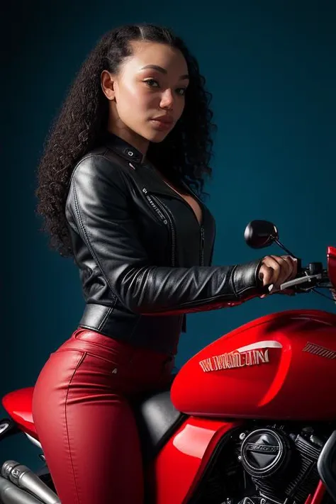 DEN_jess_taras,
(riding a motorcycle:1.2) wearing (motorbike leathers:1.2), (riding a motorbike:1.2), (driving a motorbike:1.2), (motorcycle:1.1), traffic, leather trousers, leather jacket, motorcycle boots, leather gloves,
detailed, skin pores, textured, high resolution, immaculate, 8k, raw, photorealistic, real, f1.4, bokeh, slr, <lora:epi_noiseoffset2:1> <lora:ClothingAdjuster3:-1.3>